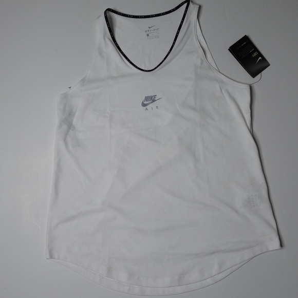 Nike Women's Air Running White Tank Top Size Large - Picture 2 of 13
